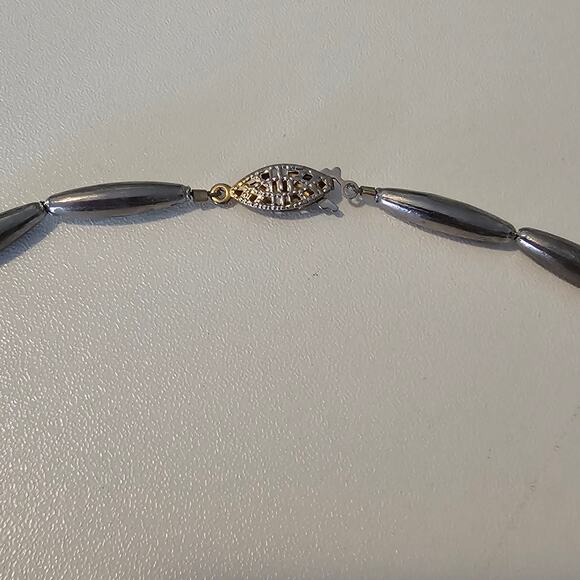 Vintage Artisan Triangle Stone Beaded Necklace Southwestern - Picture 4 of 13